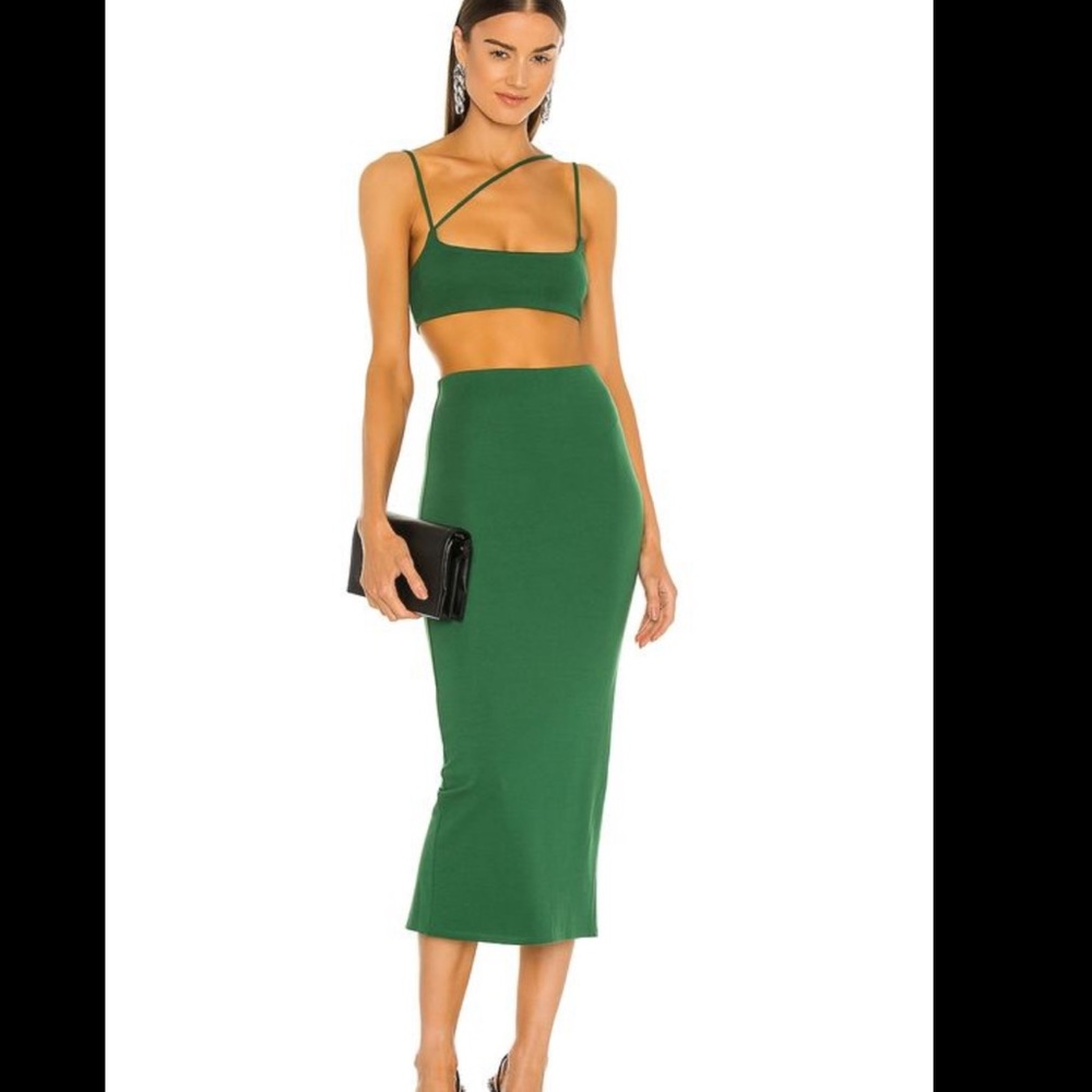 NWT SET! Michael Costello Amira Top & Midi Skirt